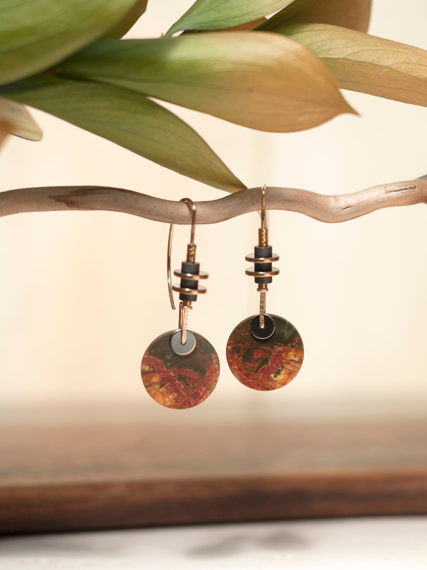 Red Creek Jasper Drop Earrings