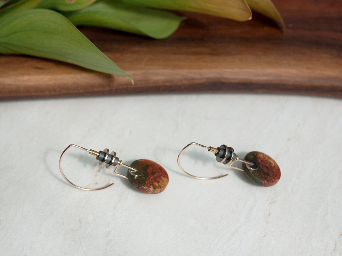 Red Creek Jasper Drop Earrings