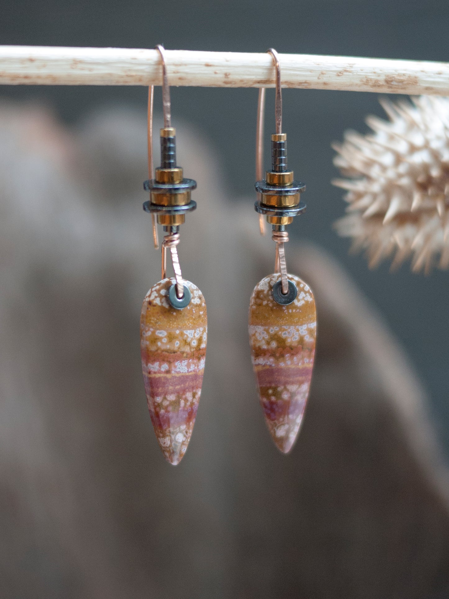 Ocean Jasper Drop Earrings