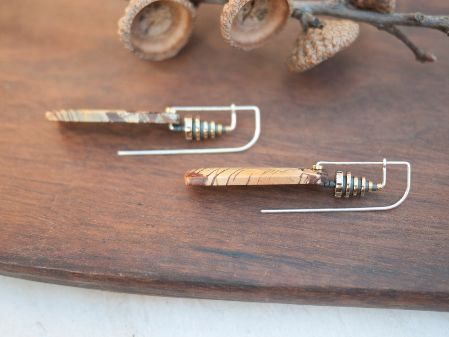 Picasso Jasper Drop Earrings