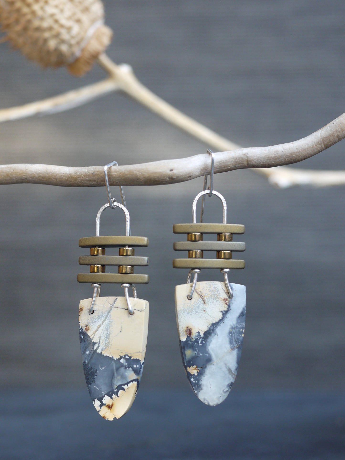 Maligano Jasper Dangle Earrings
