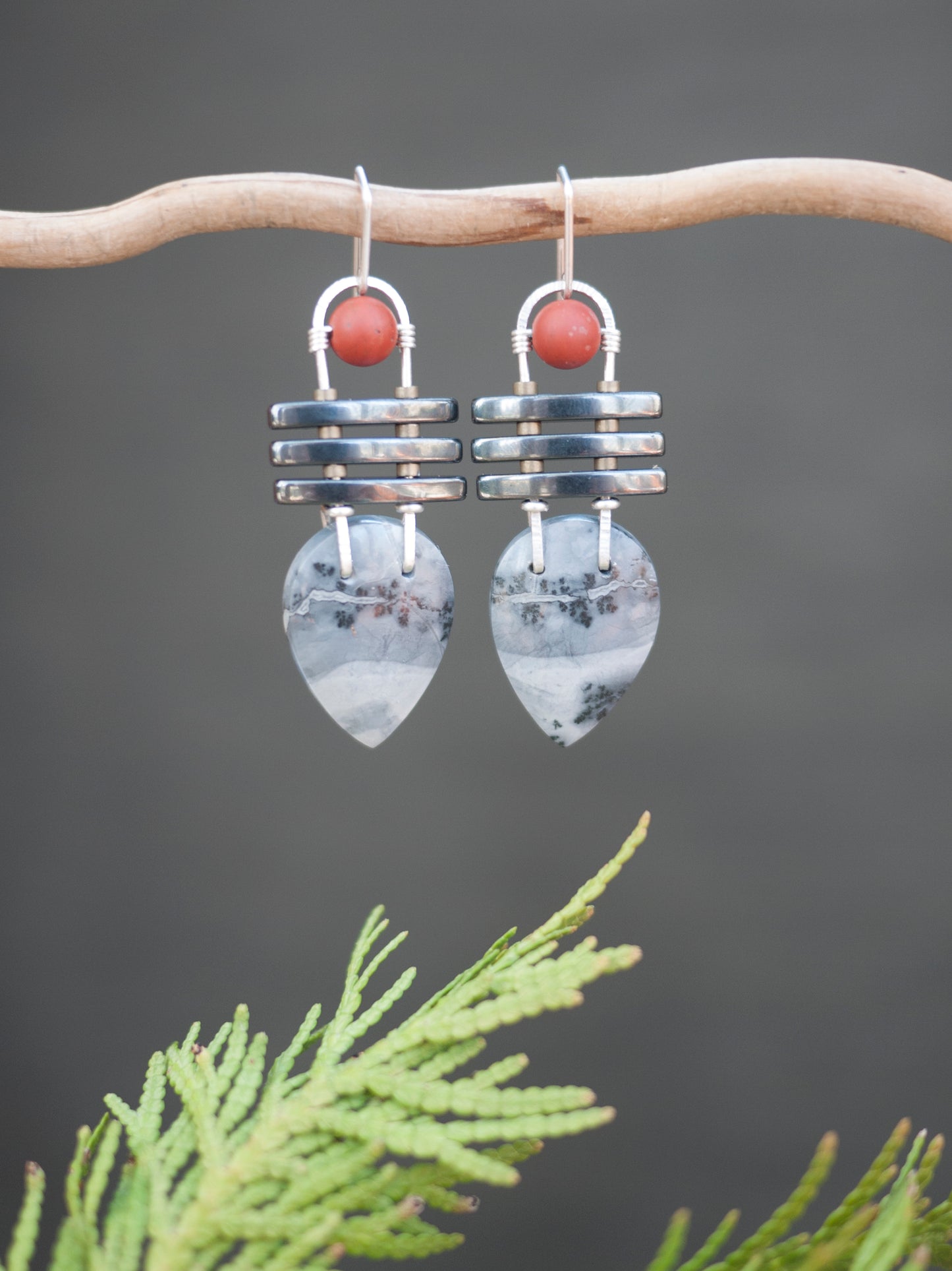 Maligano Jasper Dangle Earrings