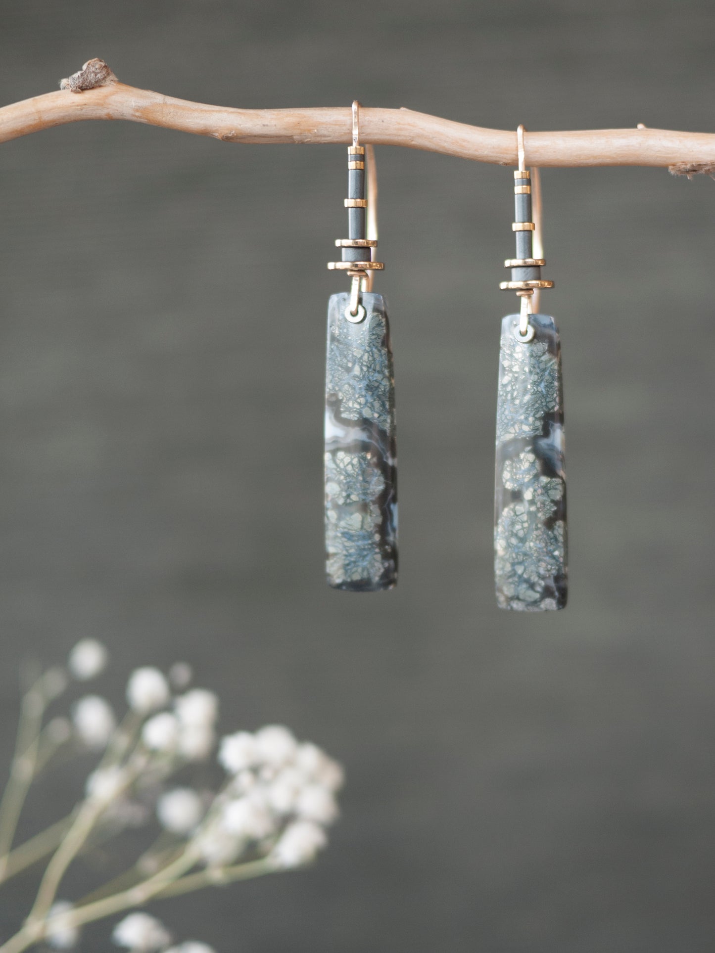 Marcasite Drop Earrings