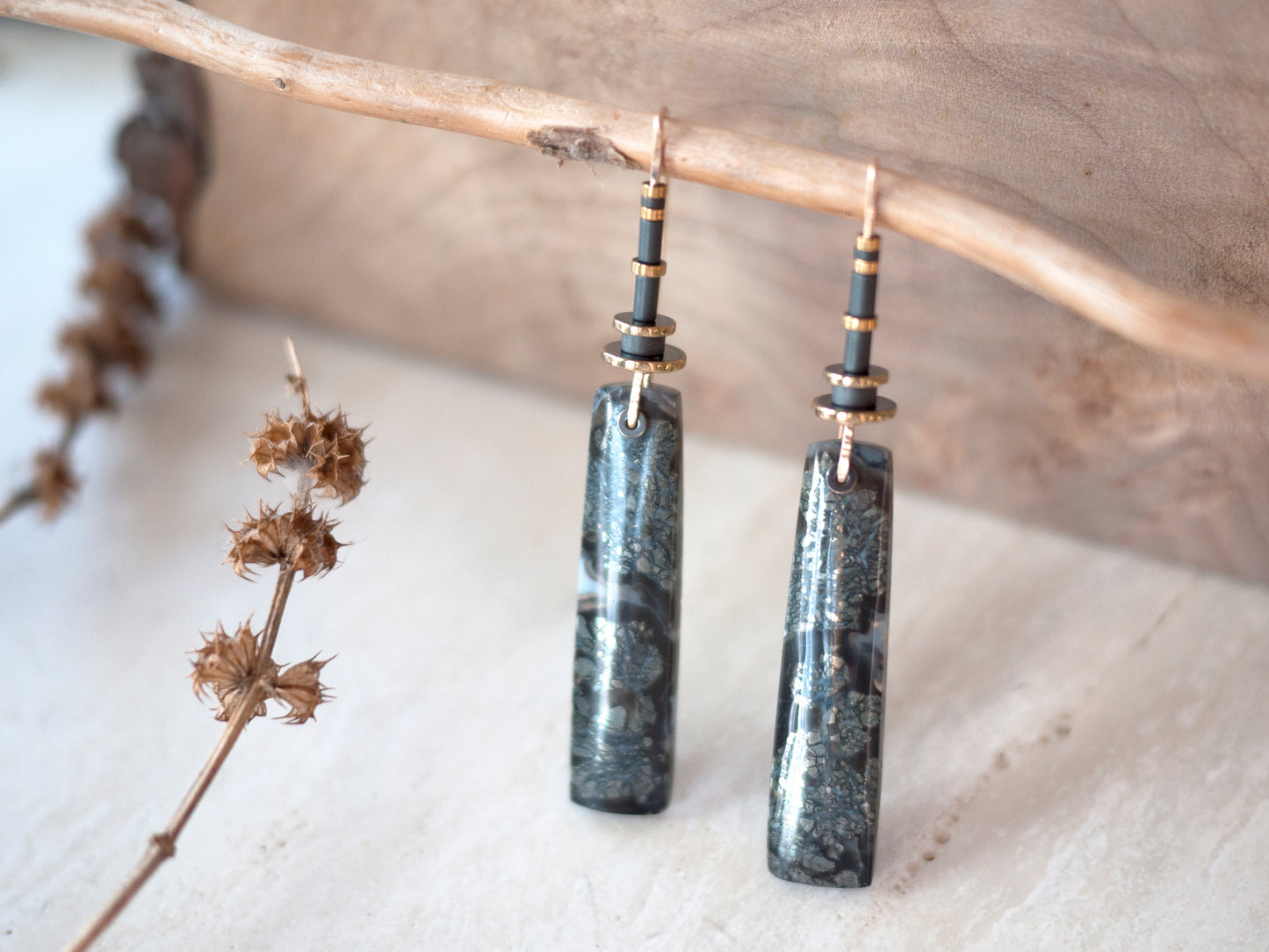 Marcasite Drop Earrings