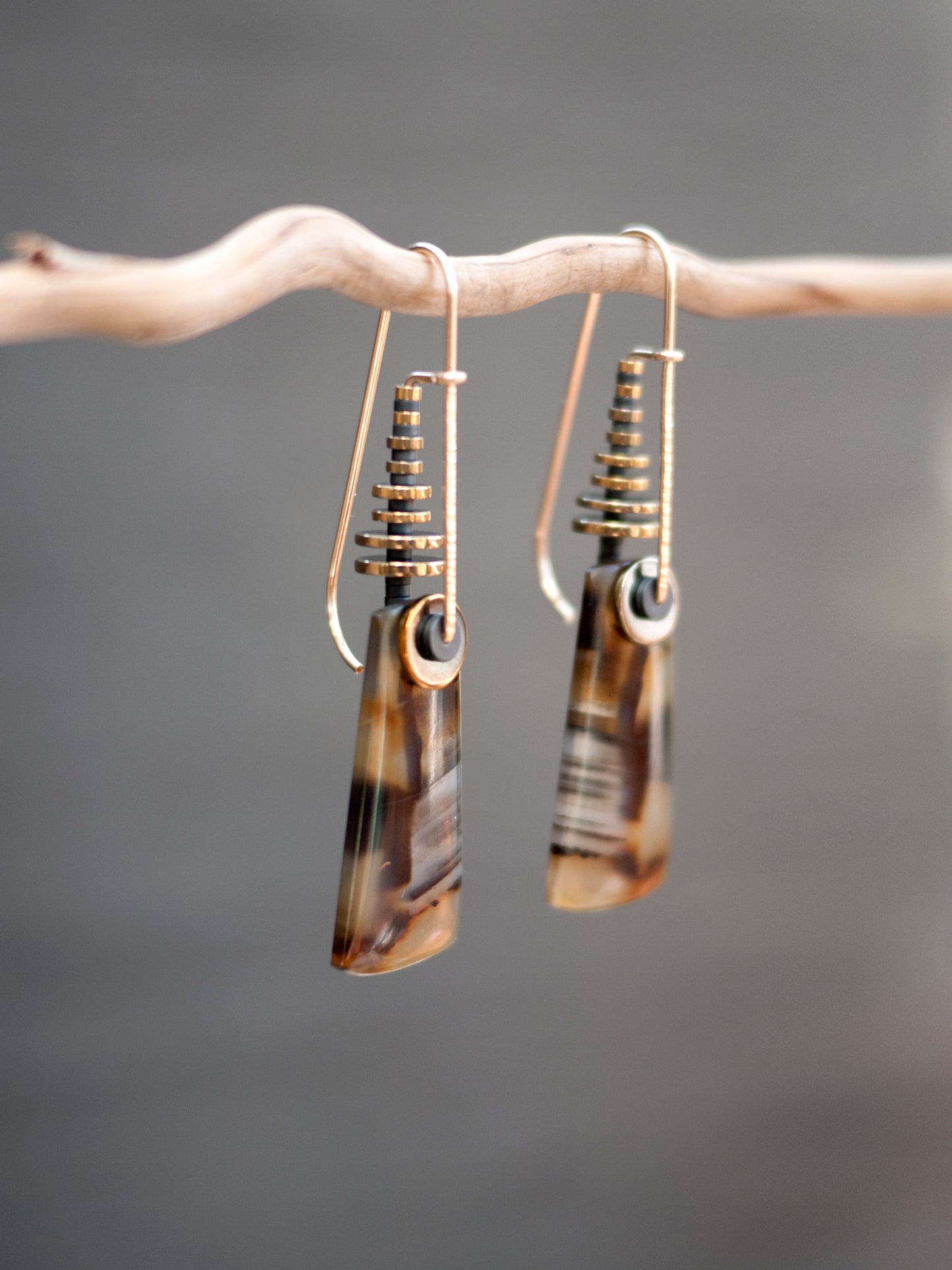Montana Agate Drop Earrings