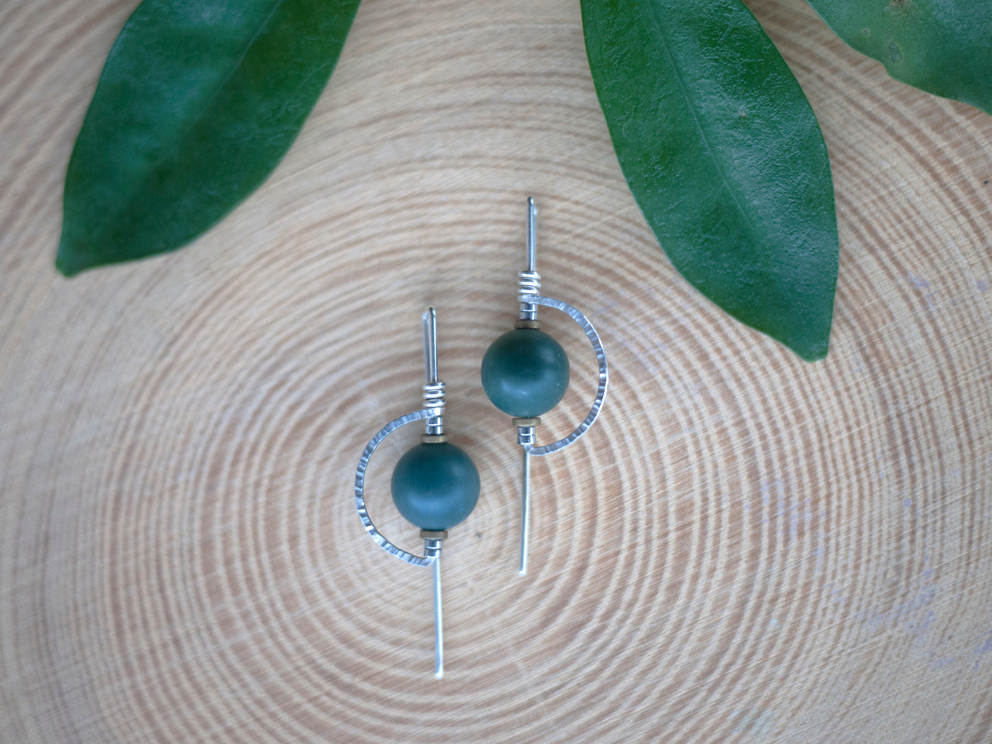 Orbit Stone Drop Earrings