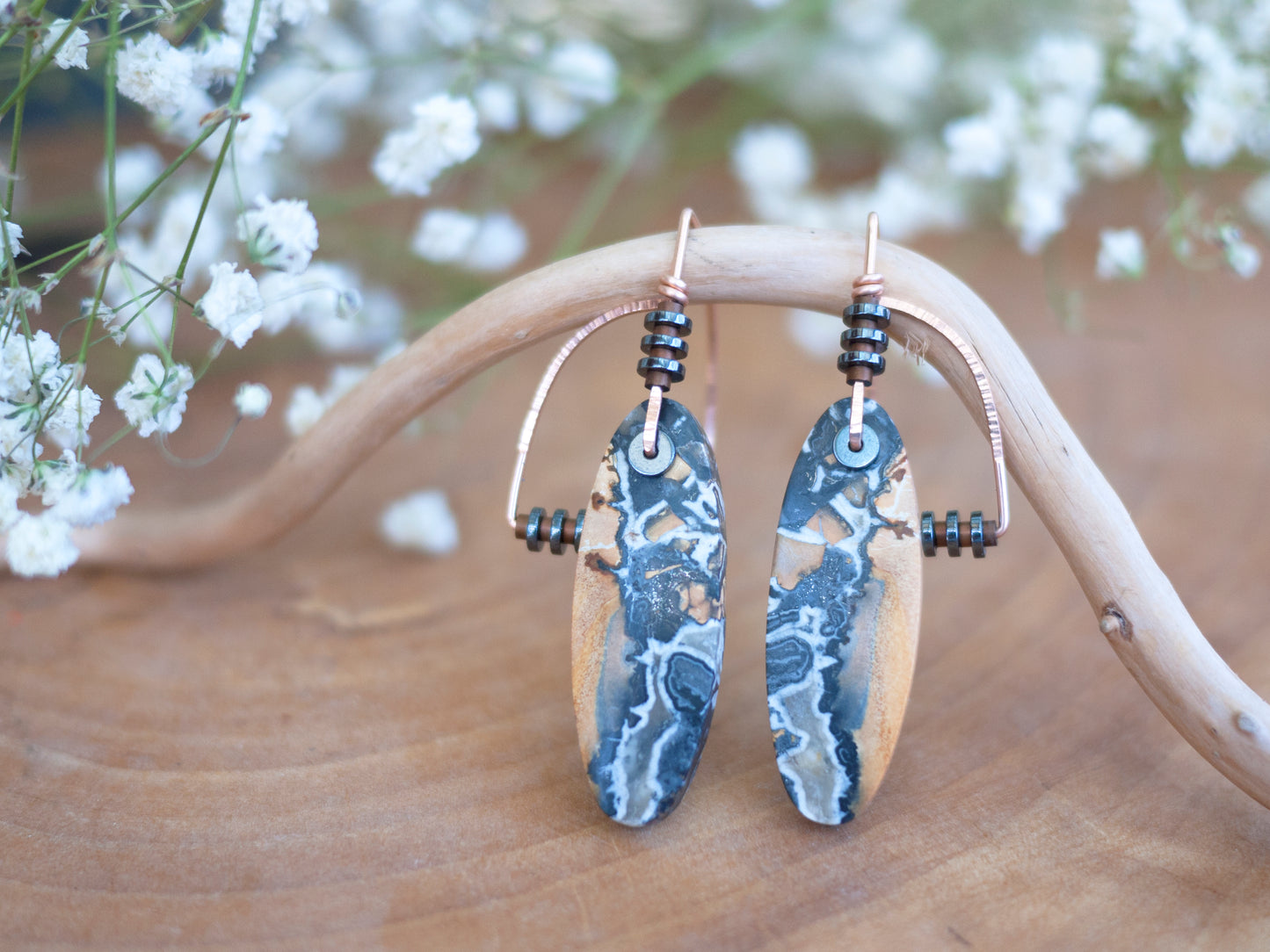 Art Deco Inspired Maligano Earrings