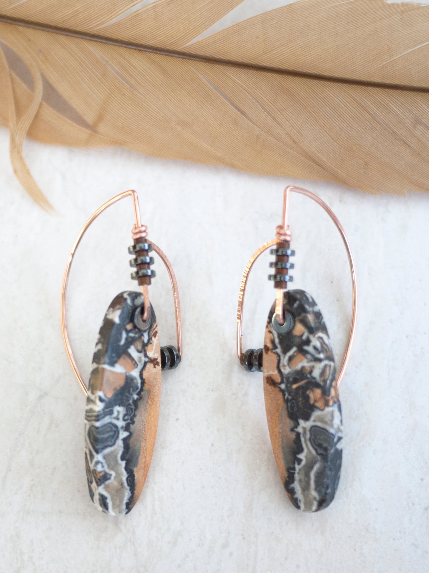 Art Deco Inspired Maligano Earrings