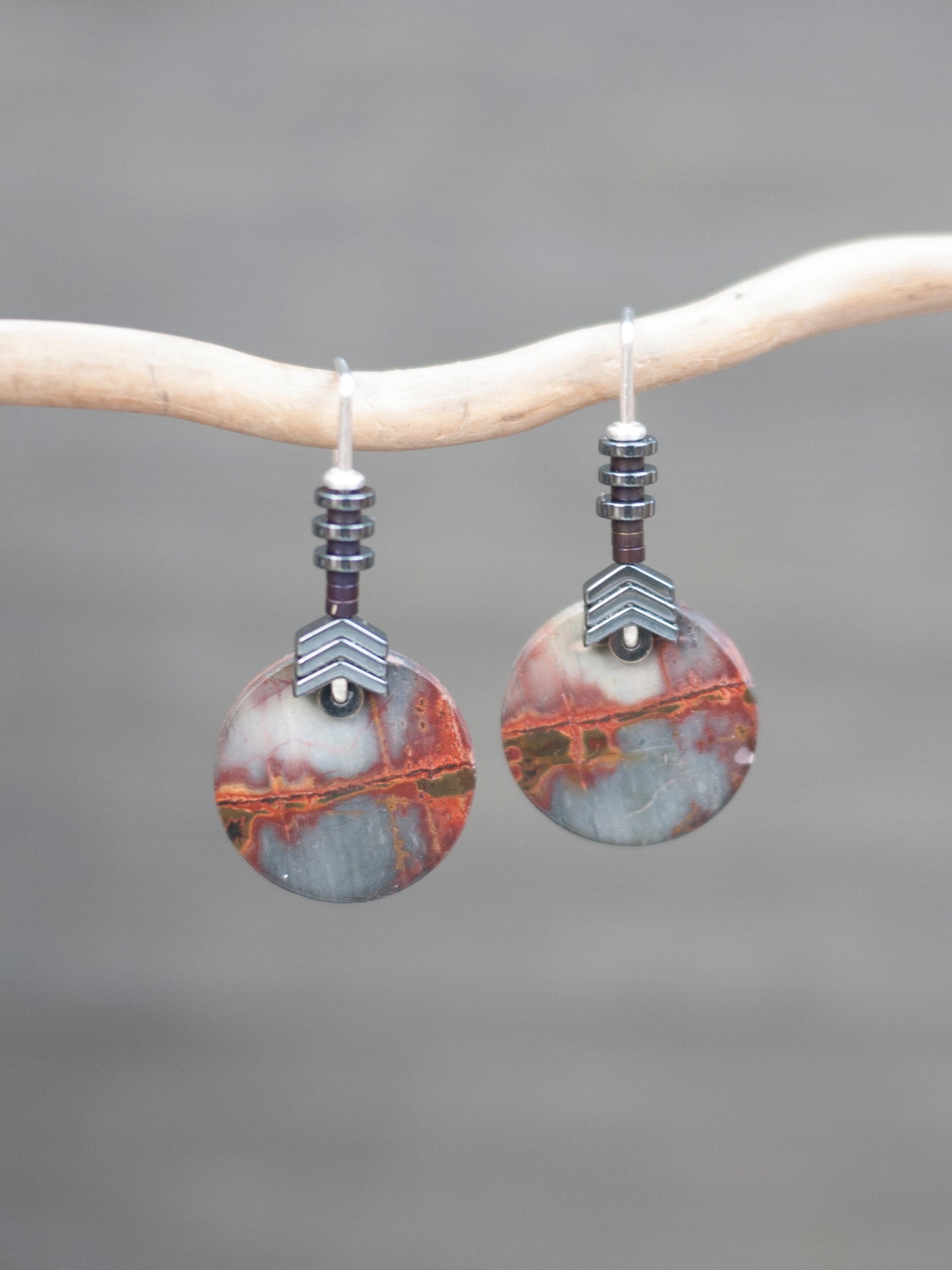 Red Creek Simple Circle Drop Earrings #10