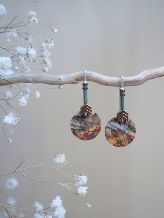 Red Creek Simple Circle Drop Earrings #5