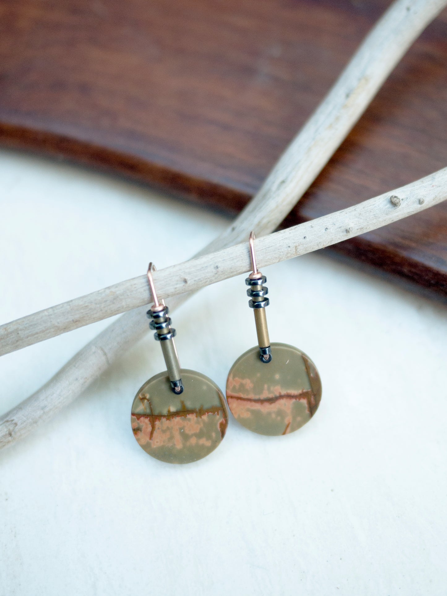Red Creek Simple Circle Drop Earrings #6