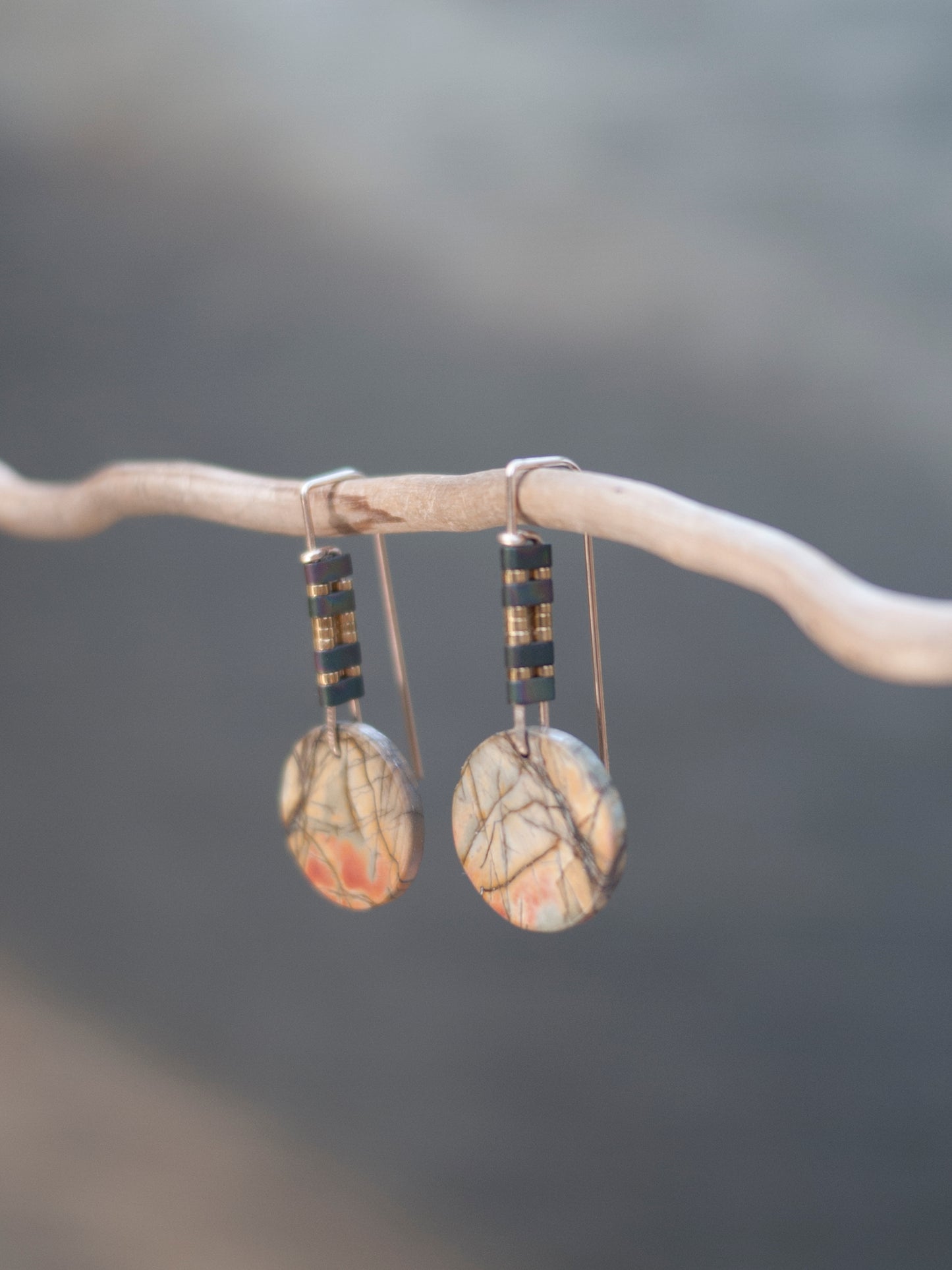 Red Creek Simple Circle Drop Earrings #11