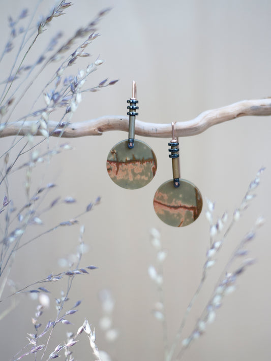 Red Creek Simple Circle Drop Earrings #6