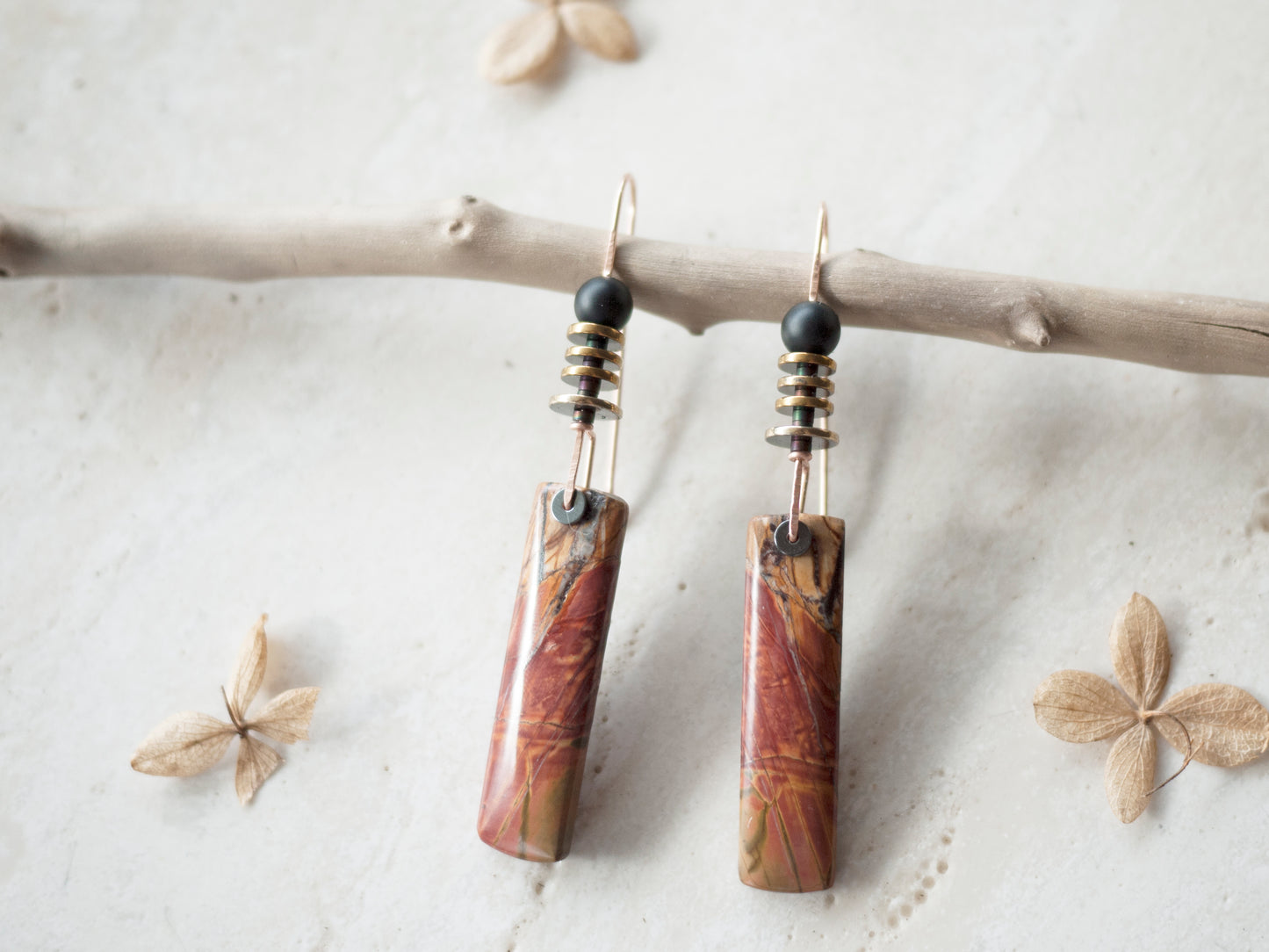 Picasso Jasper Drop Earrings