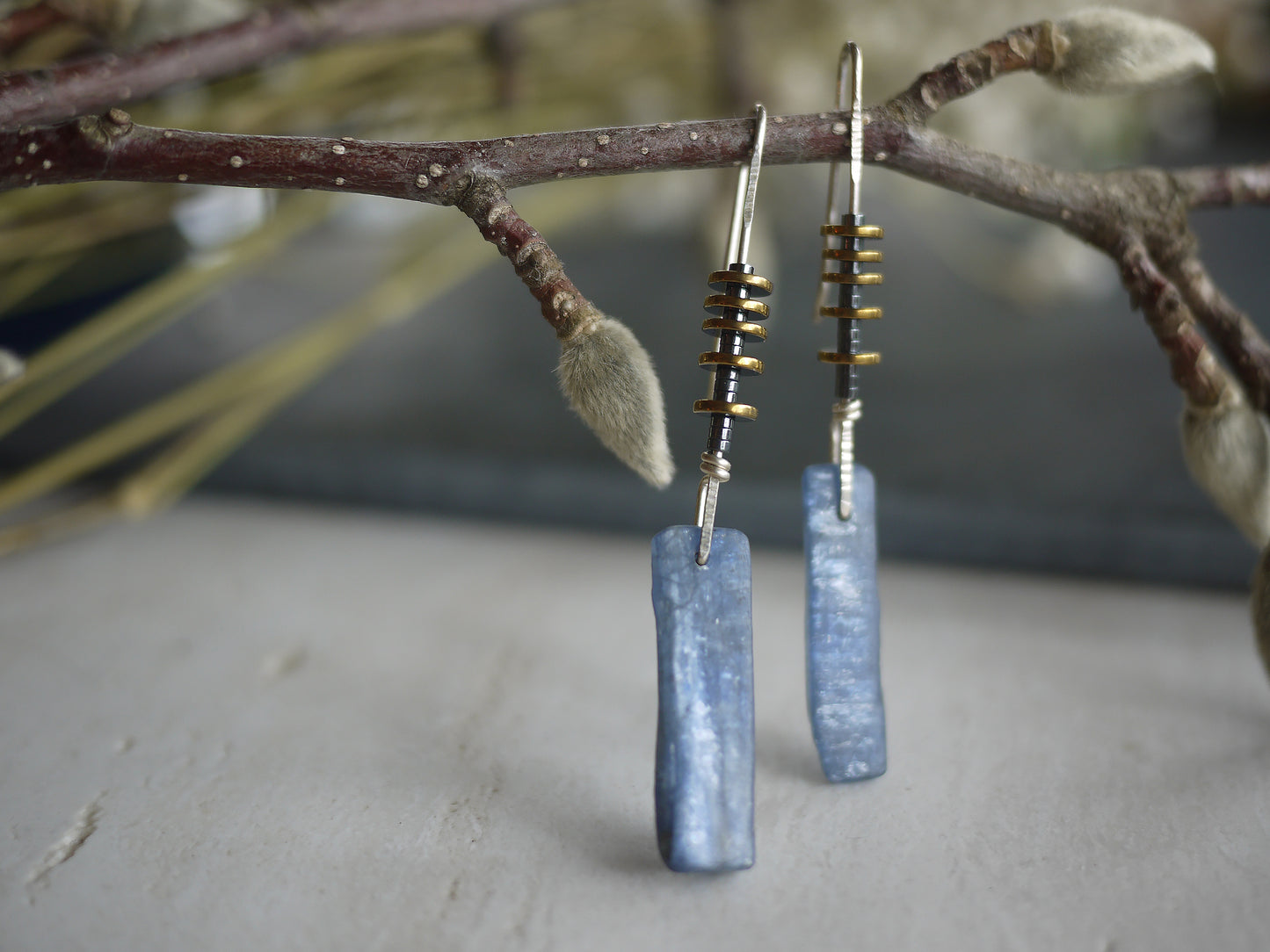 Kyanite Dangle Earrings