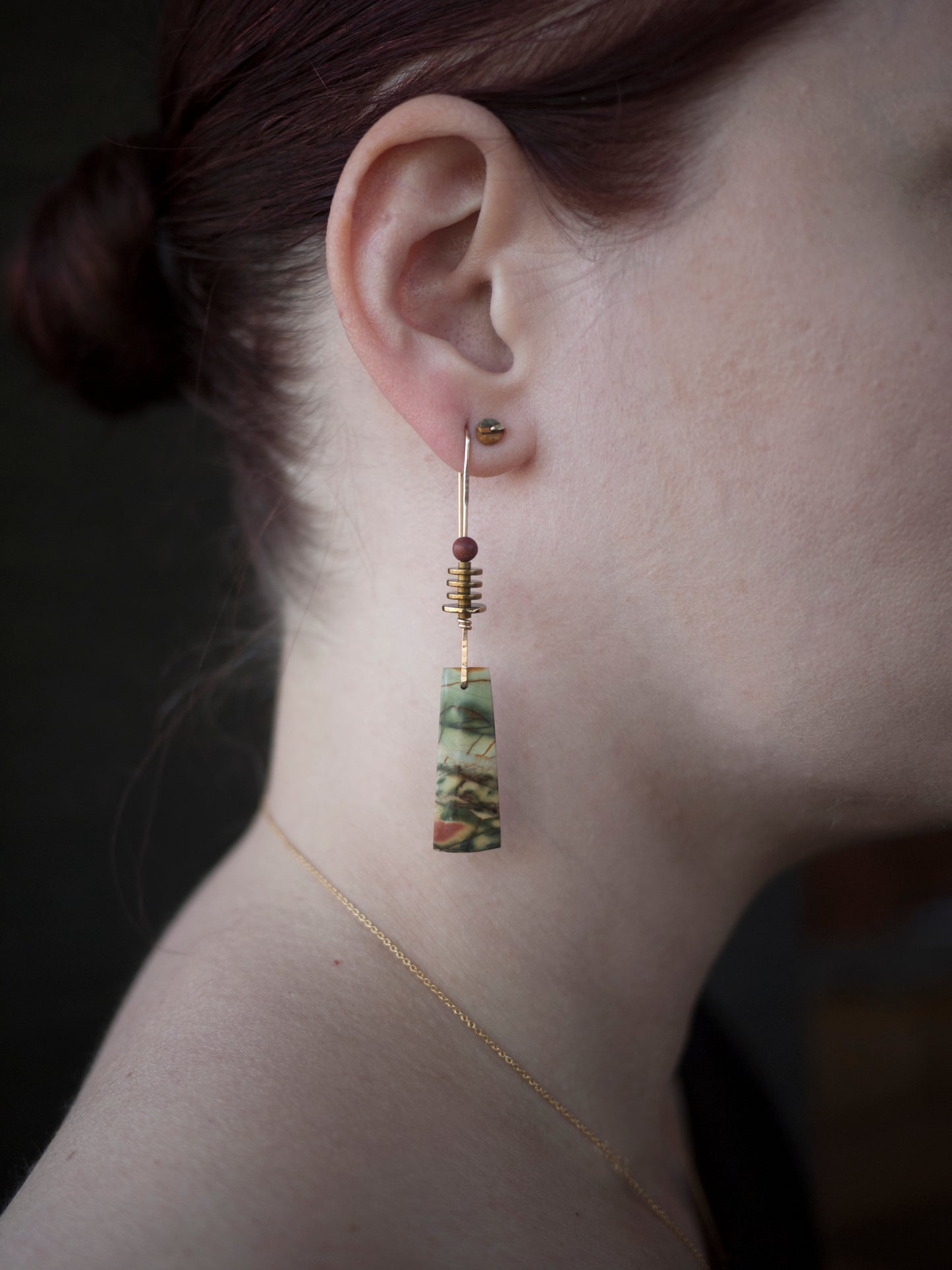 Picasso Jasper Drop Earrings