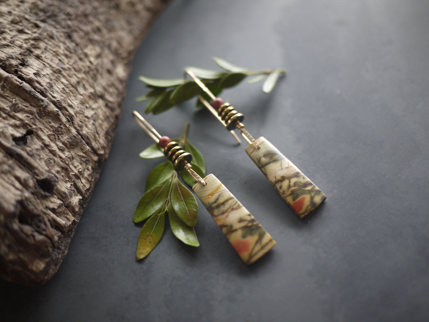 Picasso Jasper Drop Earrings