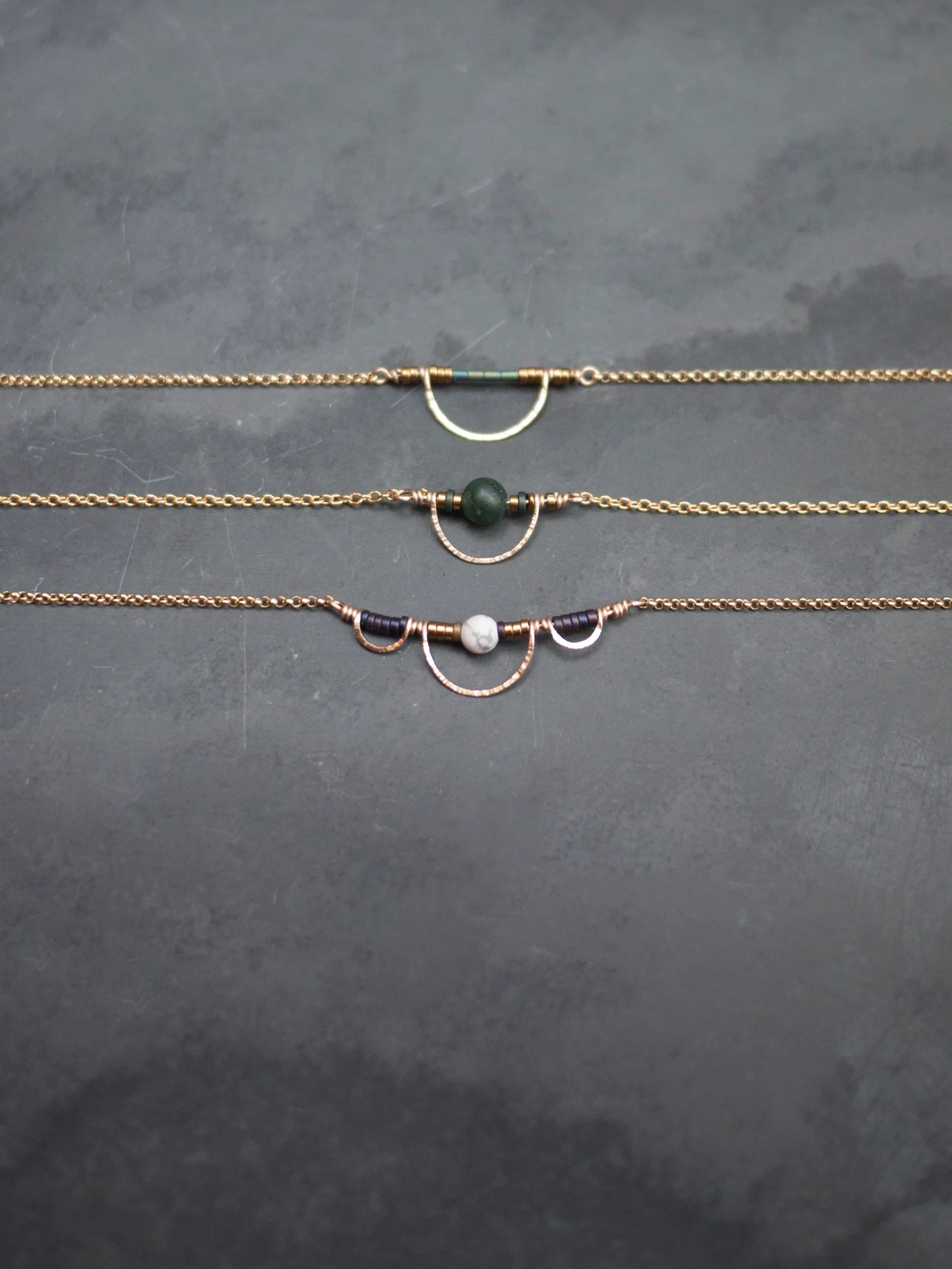 Dainty Half Circle Bracelet