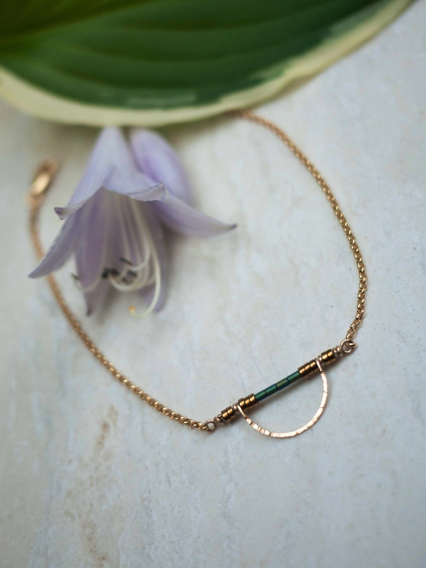 Dainty Half Circle Bracelet