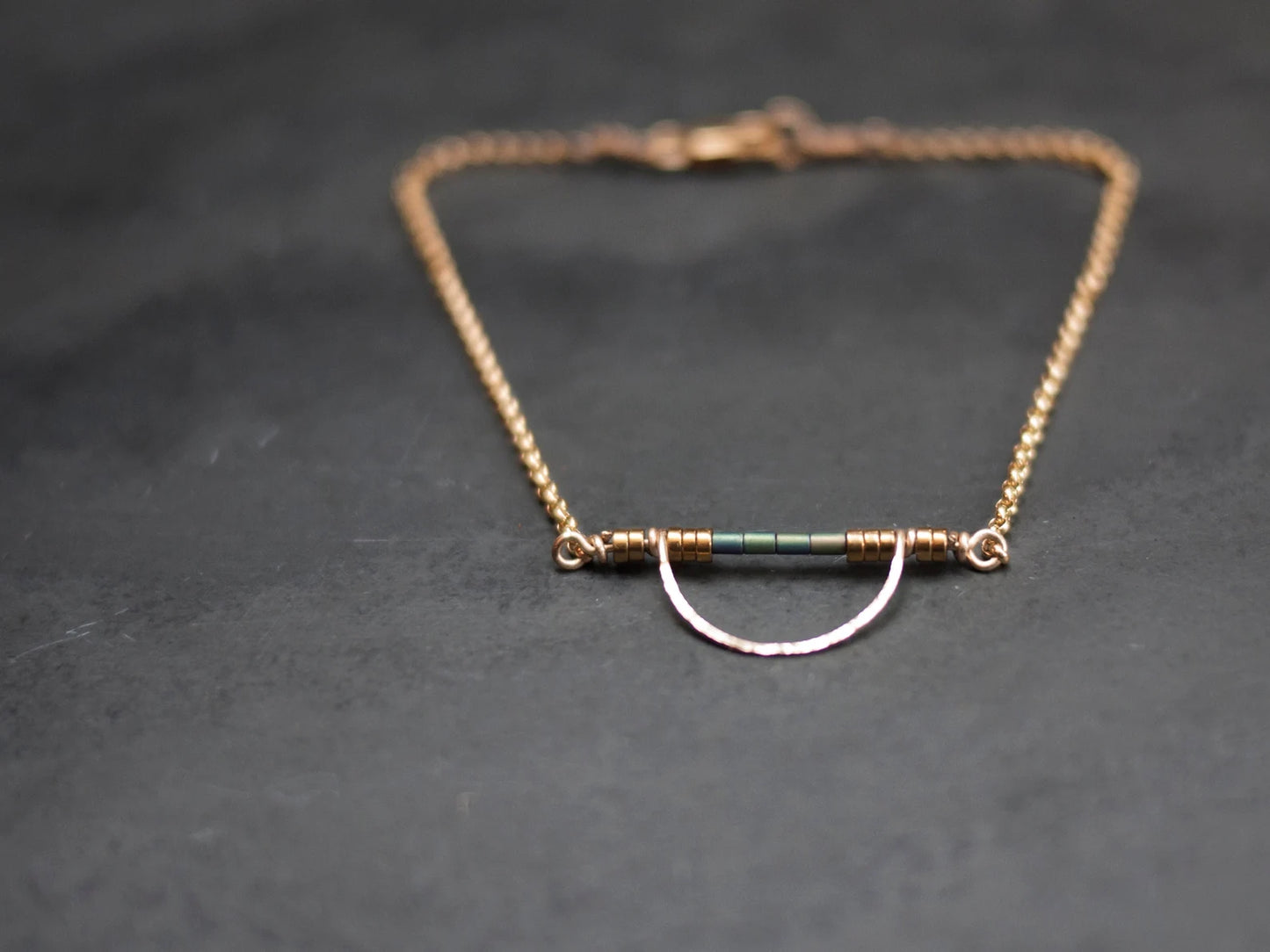 Dainty Half Circle Bracelet