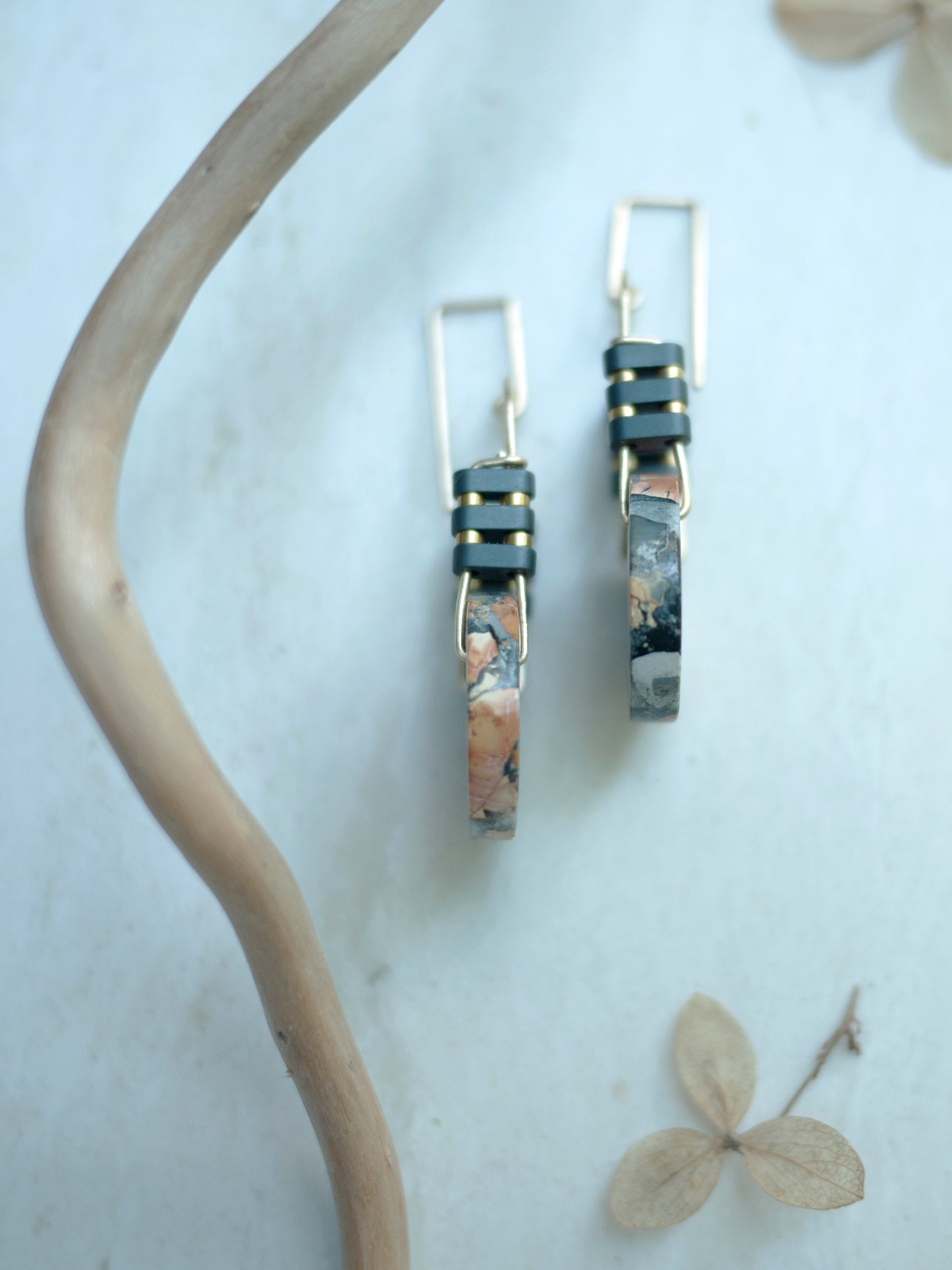 Maligano Jasper Circle Earrings