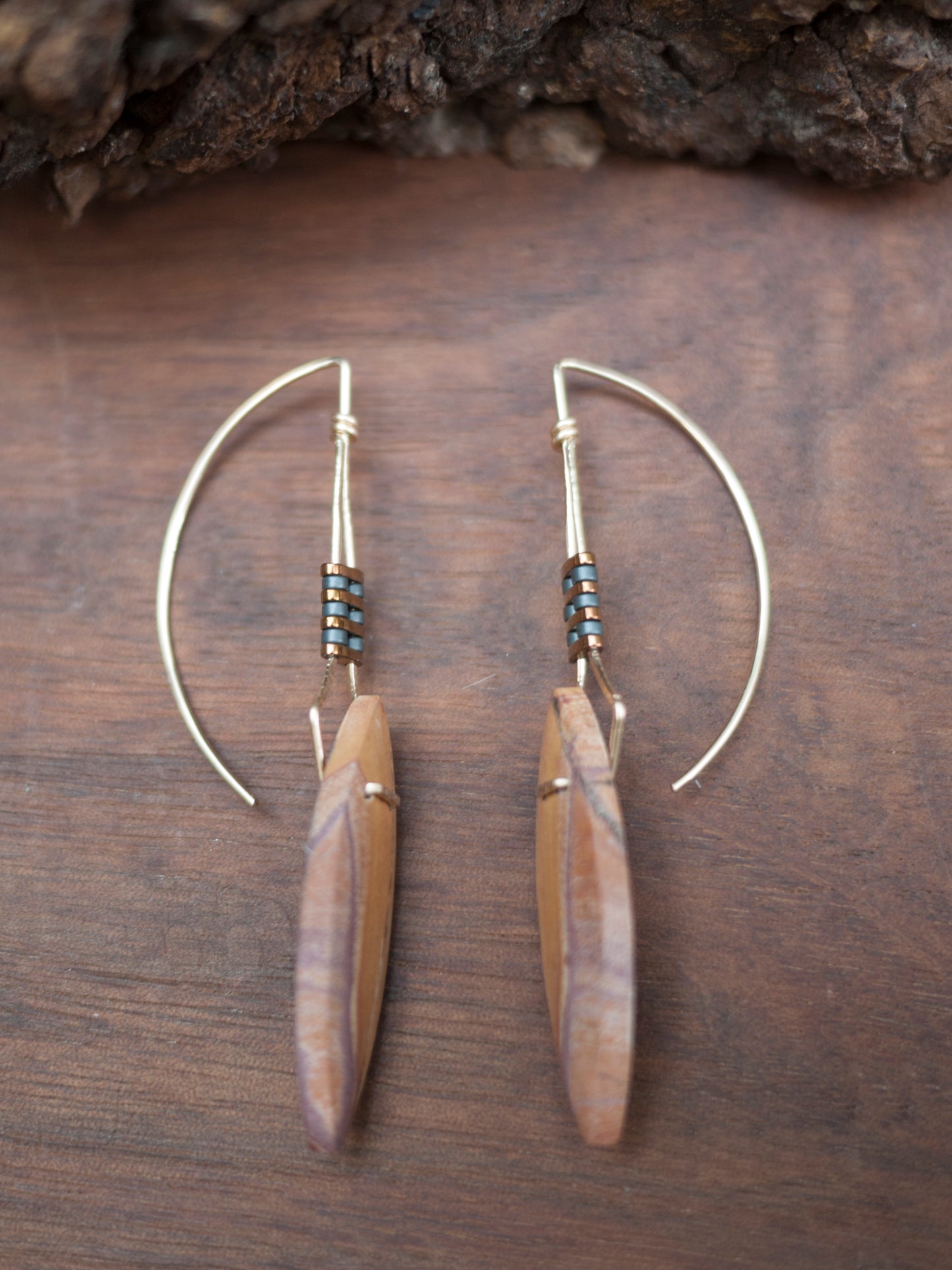 Jasper Marquee Drop Earrings