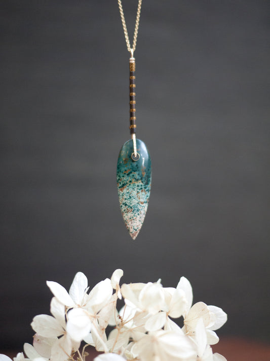 Forest Jasper SpearPendant