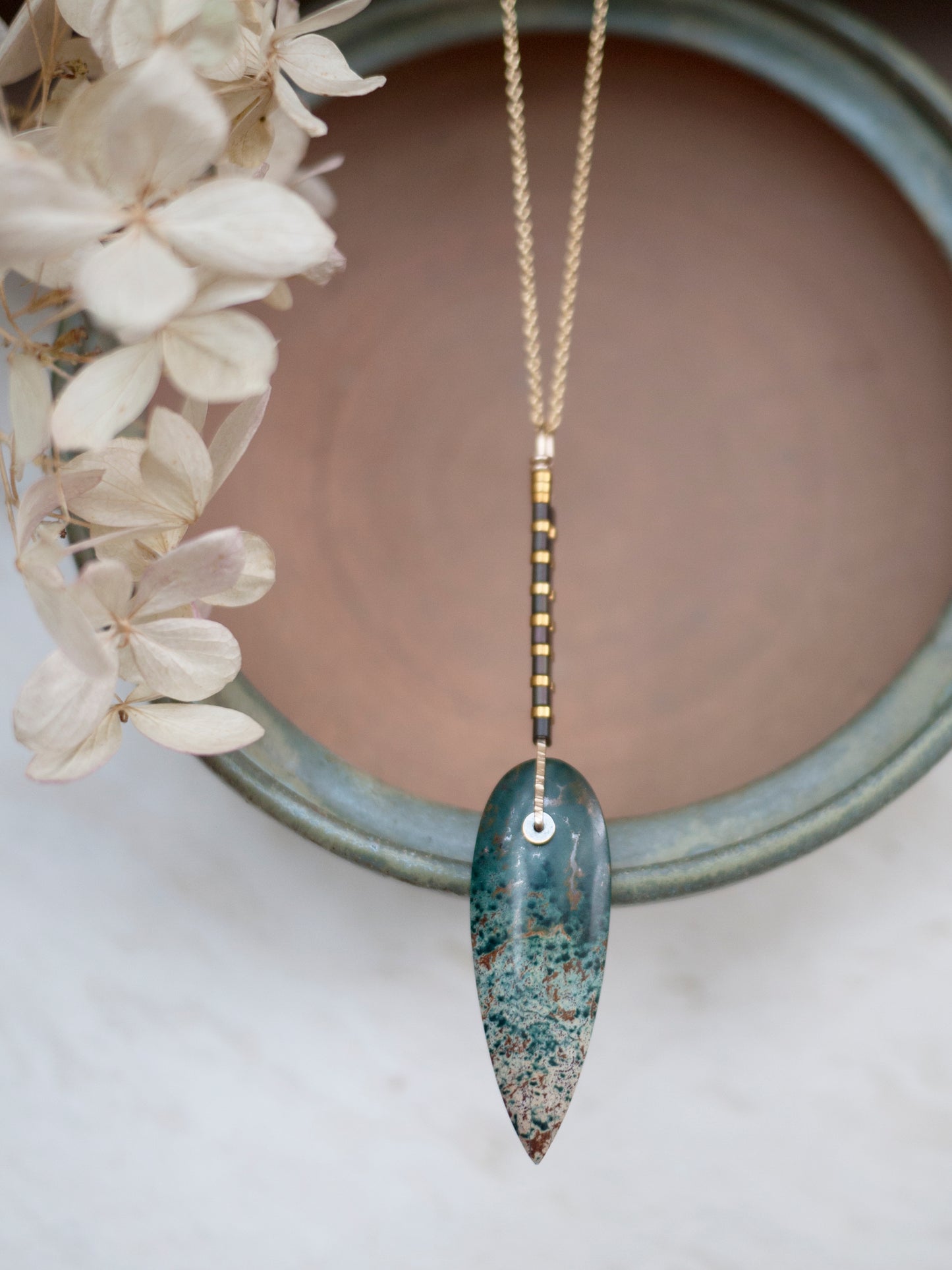 Forest Jasper SpearPendant