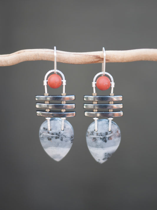 Maligano Jasper Dangle Earrings