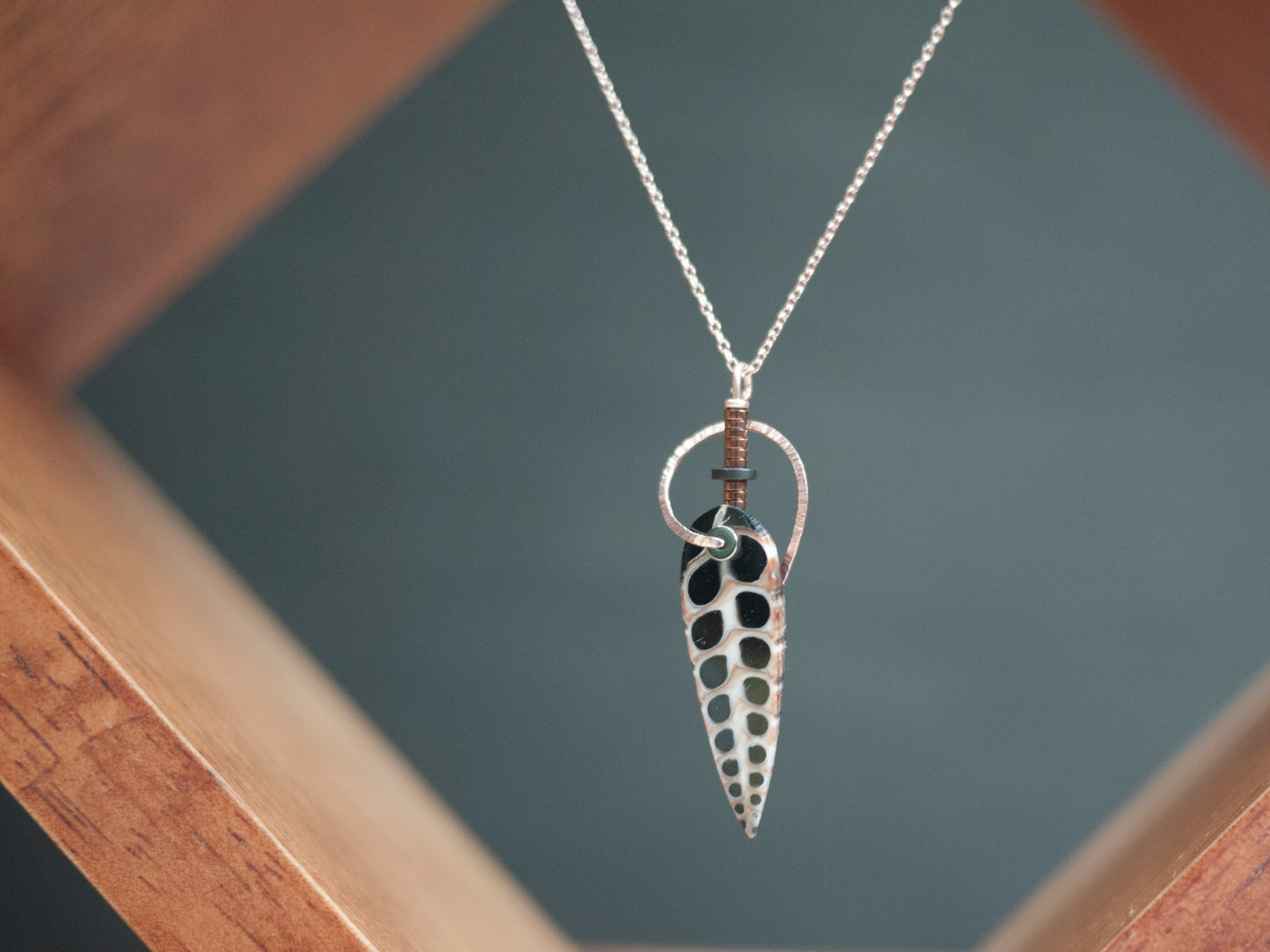 Nautilus Shaped Shell Pendant