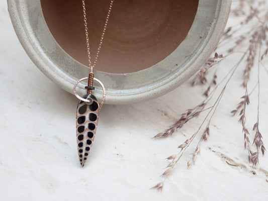 Nautilus Shaped Shell Pendant