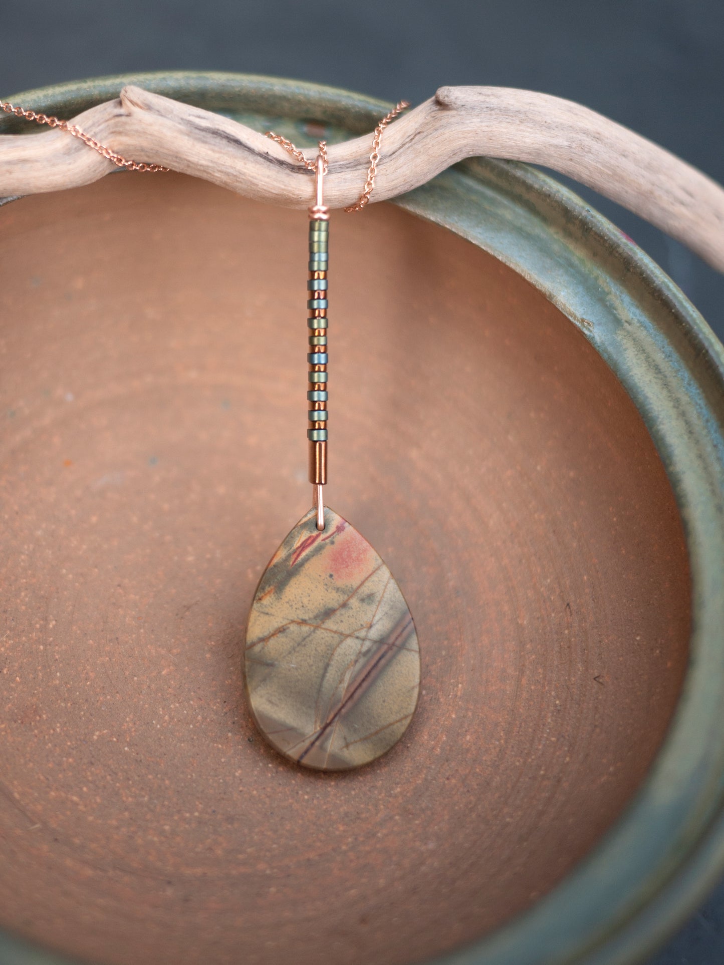 Red Creek Jasper Pendant