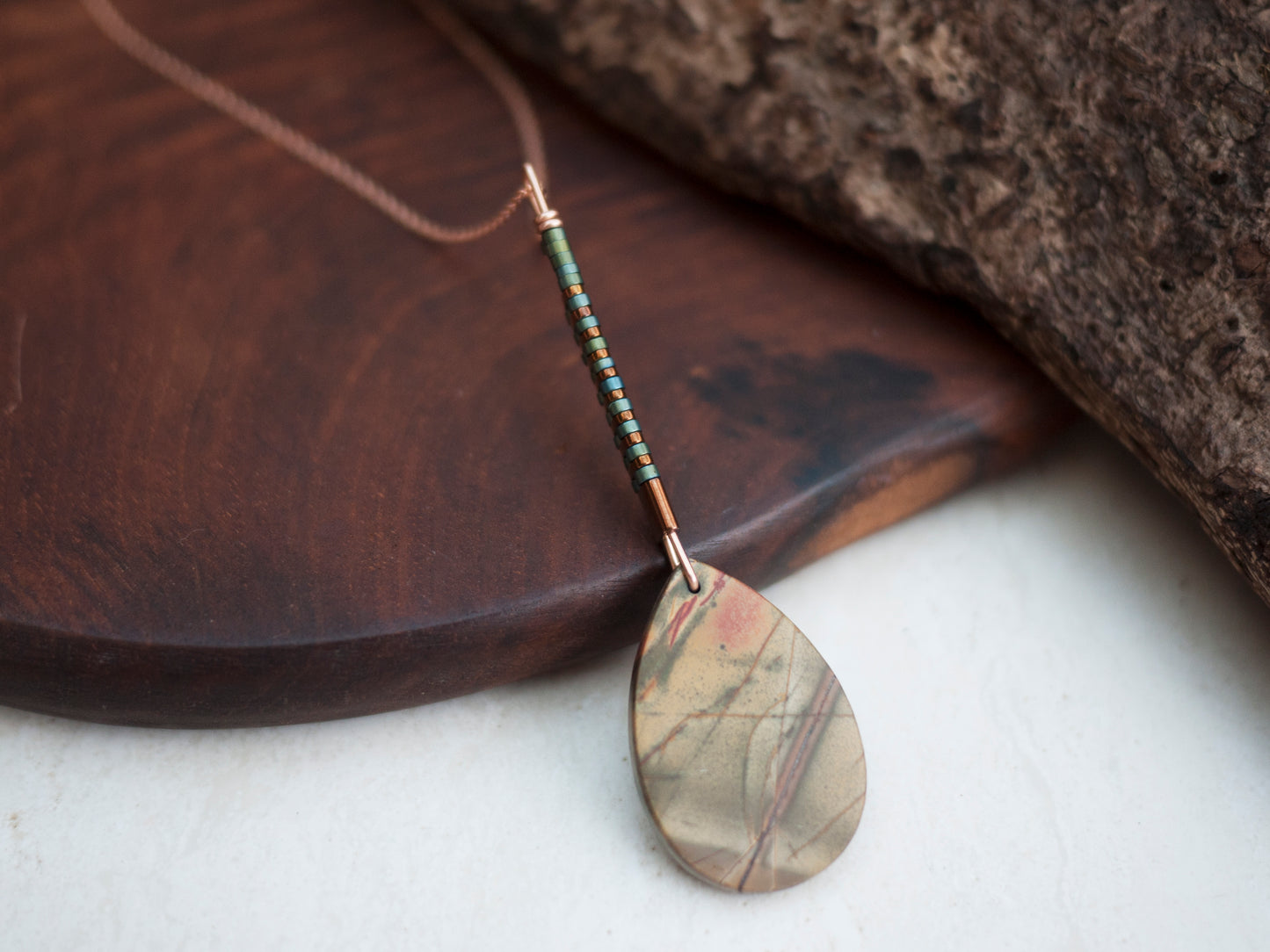 Red Creek Jasper Pendant