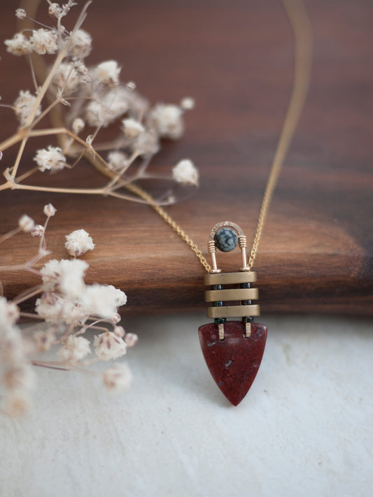 Red Agate Pendant