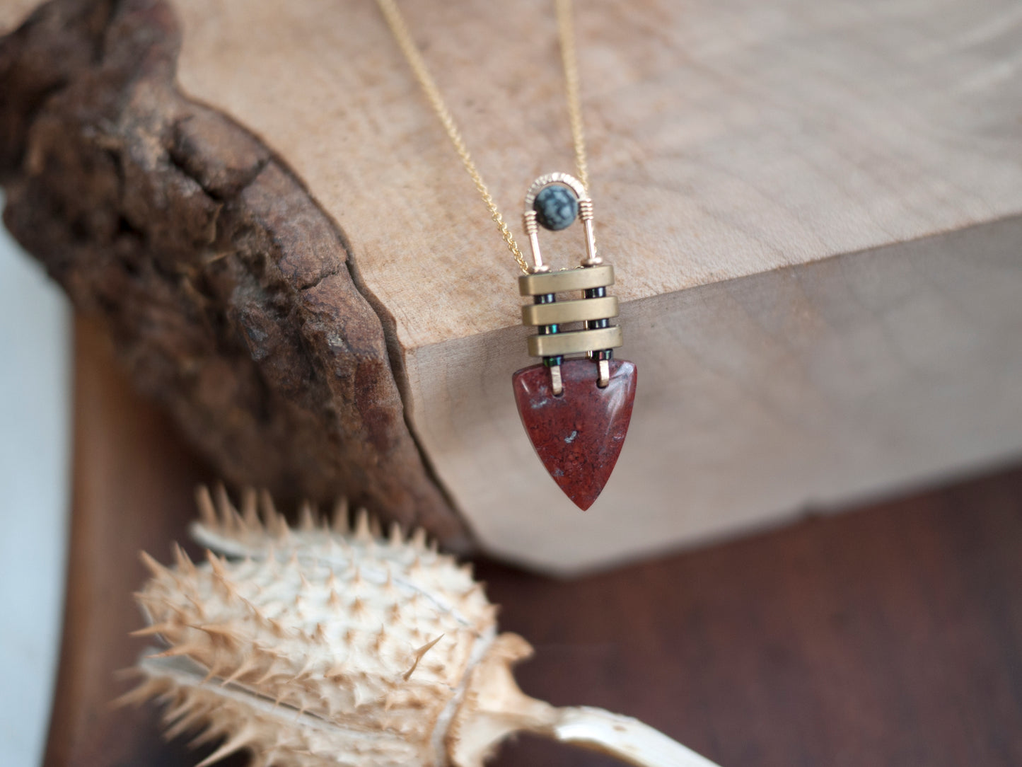 Red Agate Pendant