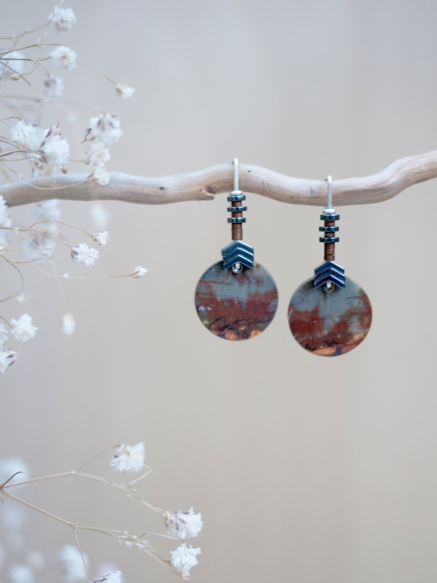 Red Creek Simple Circle Drop Earrings #7