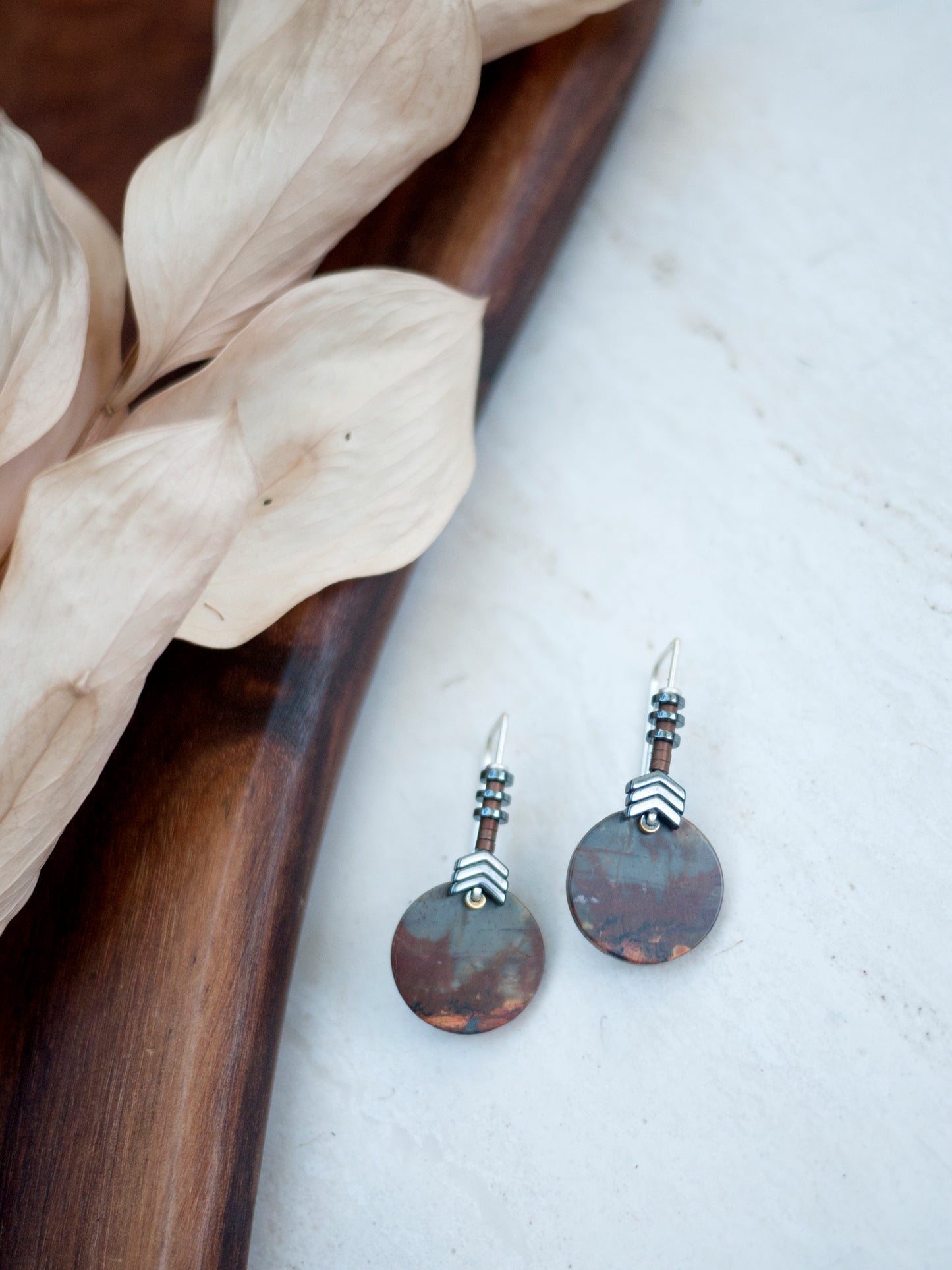 Red Creek Simple Circle Drop Earrings #7