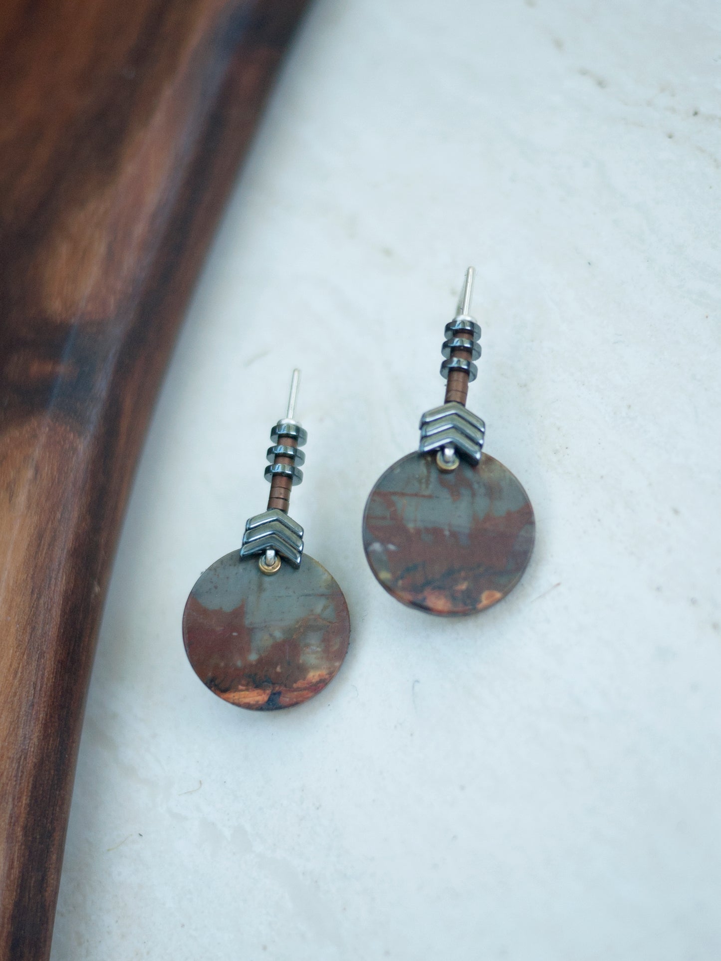 Red Creek Simple Circle Drop Earrings #7
