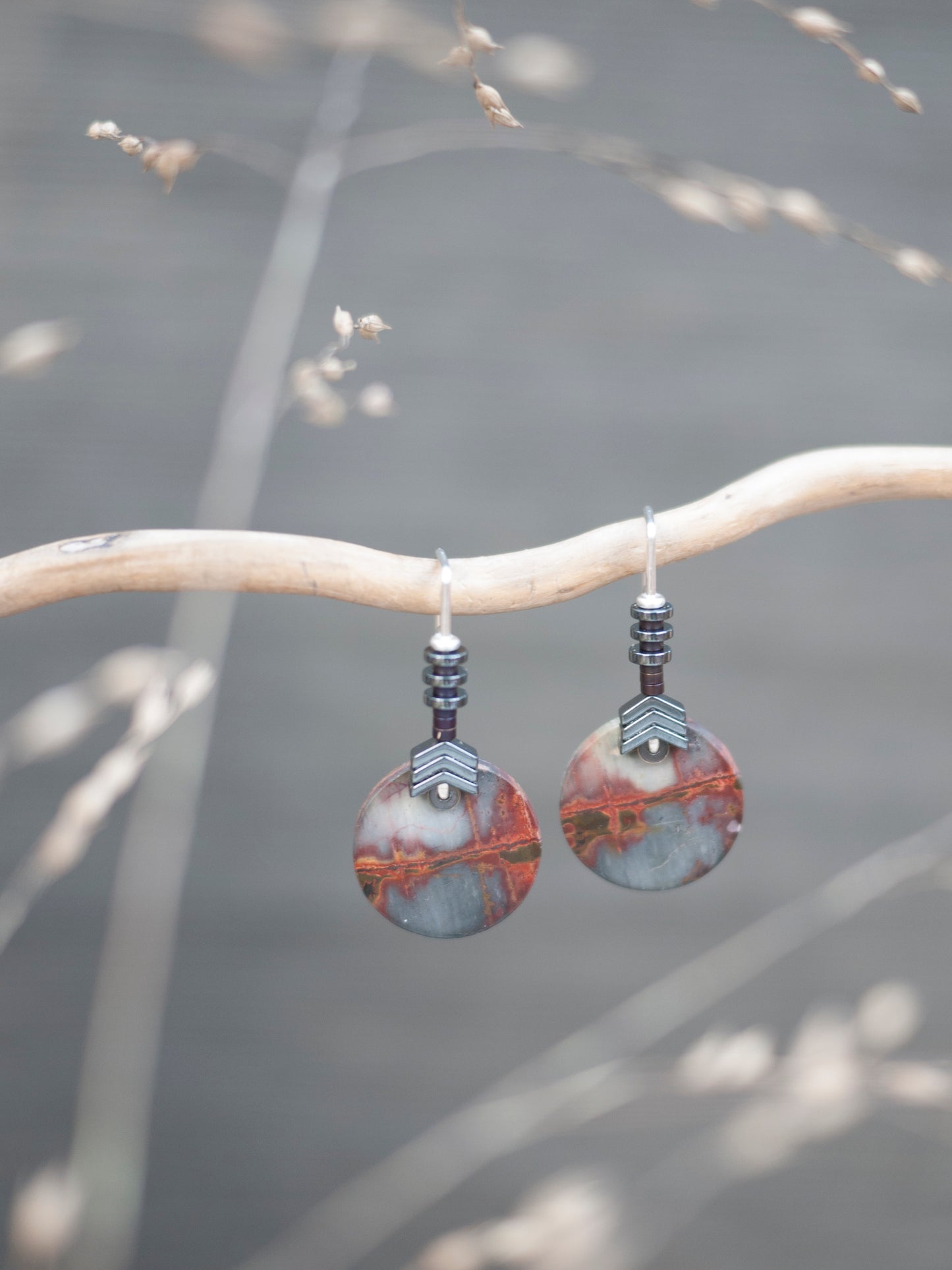 Red Creek Simple Circle Drop Earrings #10