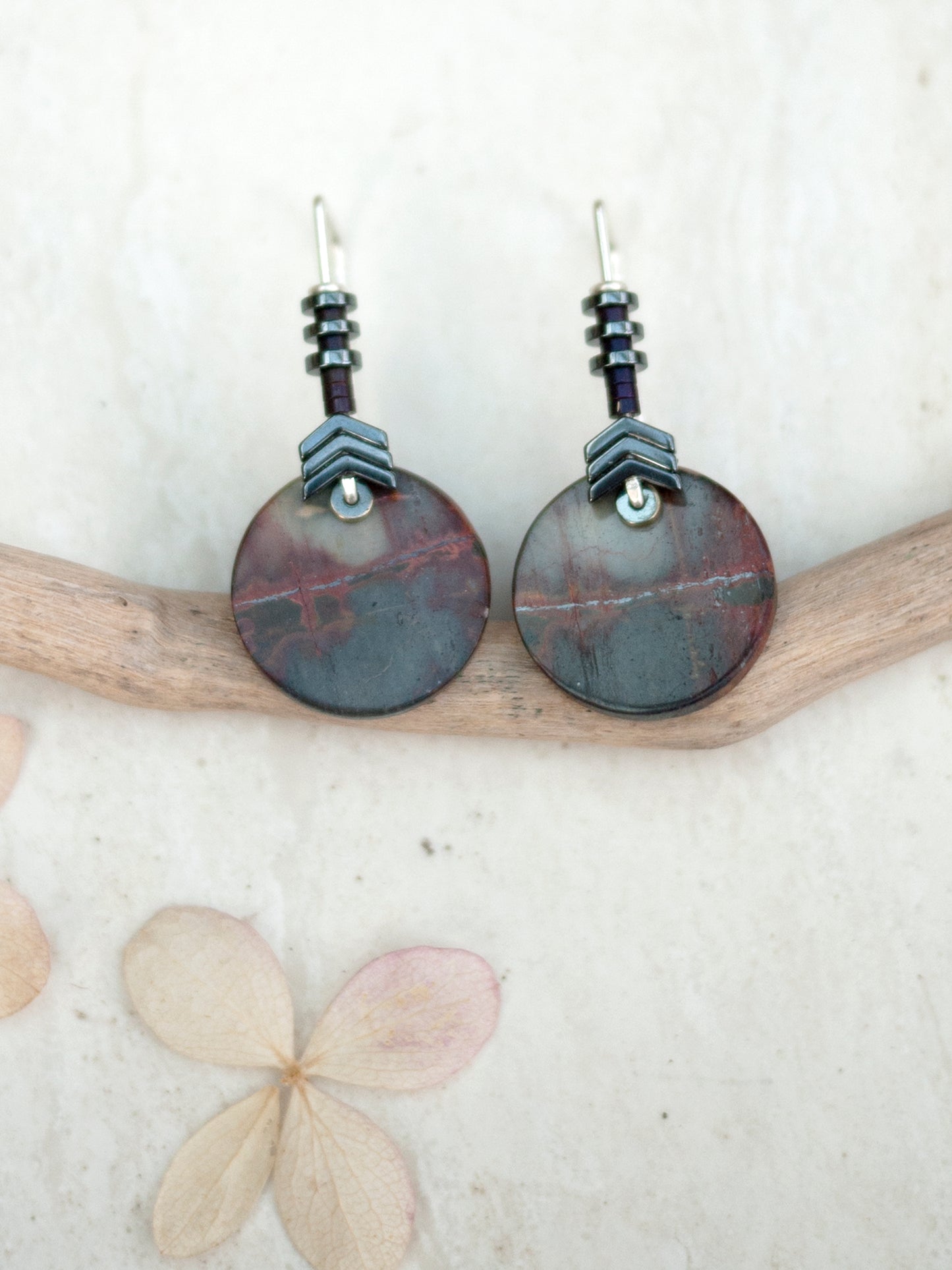 Red Creek Simple Circle Drop Earrings #10