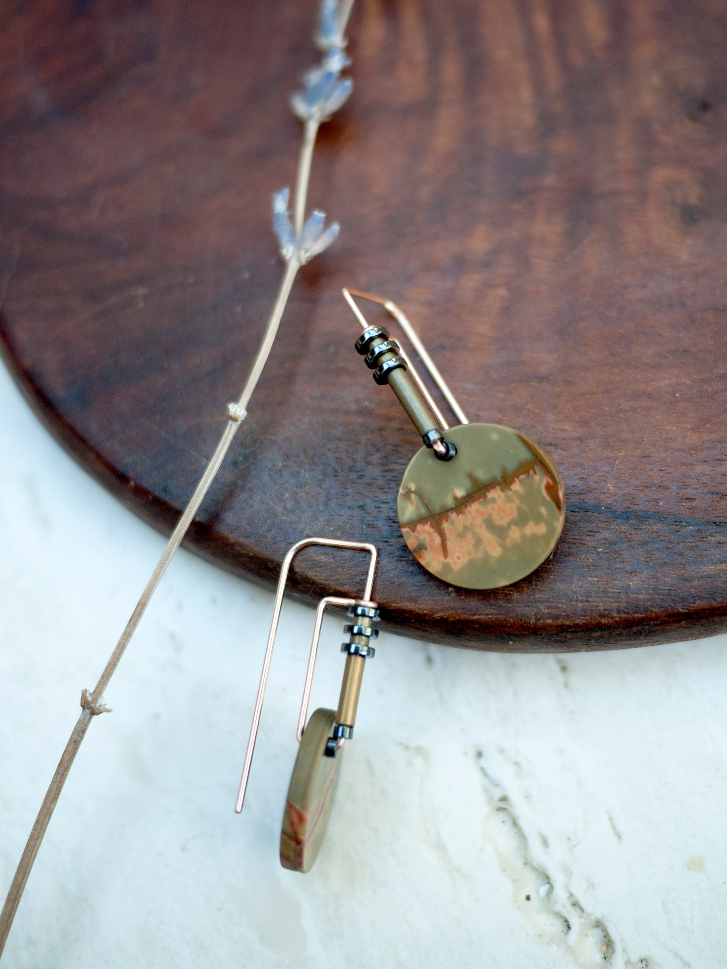 Red Creek Simple Circle Drop Earrings #6