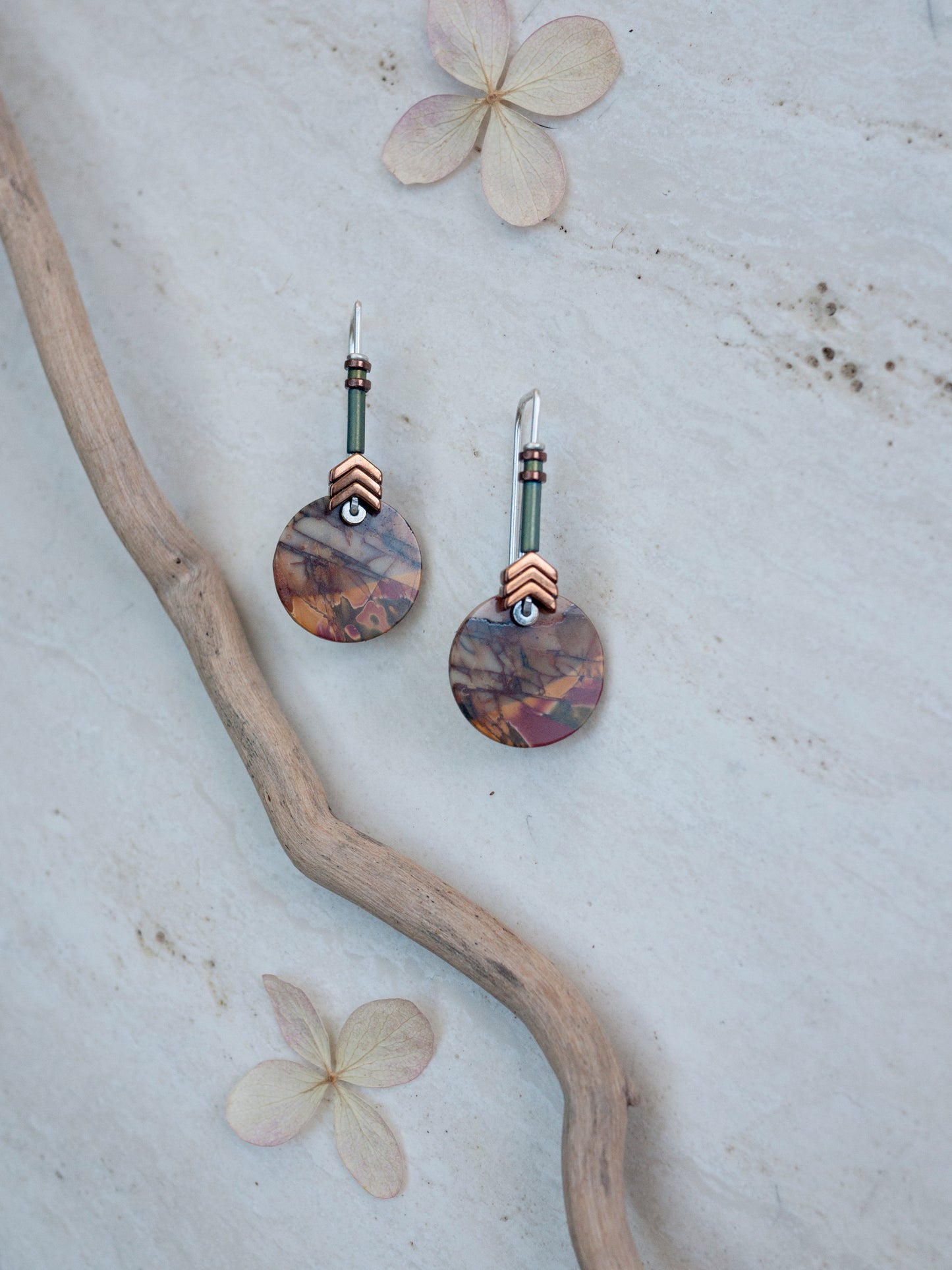Red Creek Simple Circle Drop Earrings #5