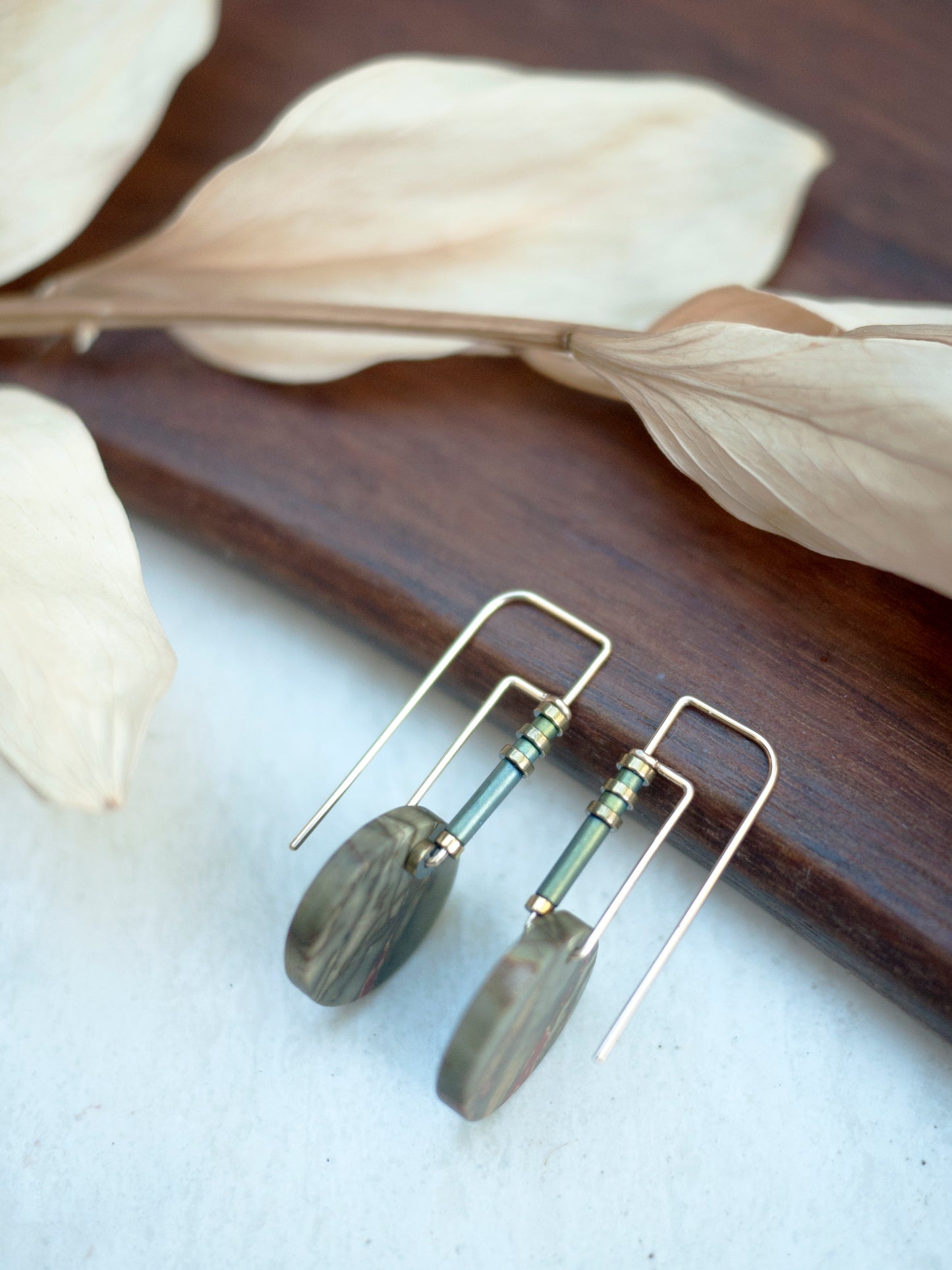 Red Creek Simple Circle Drop Earrings #8