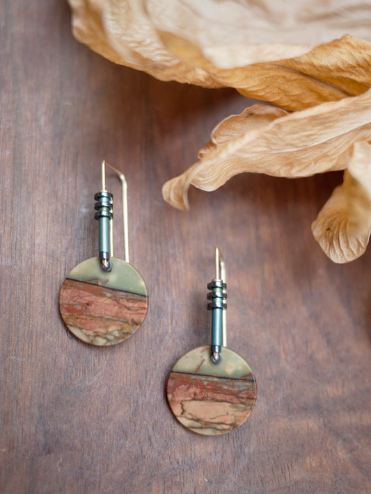 Red Creek Simple Circle Drop Earrings #10