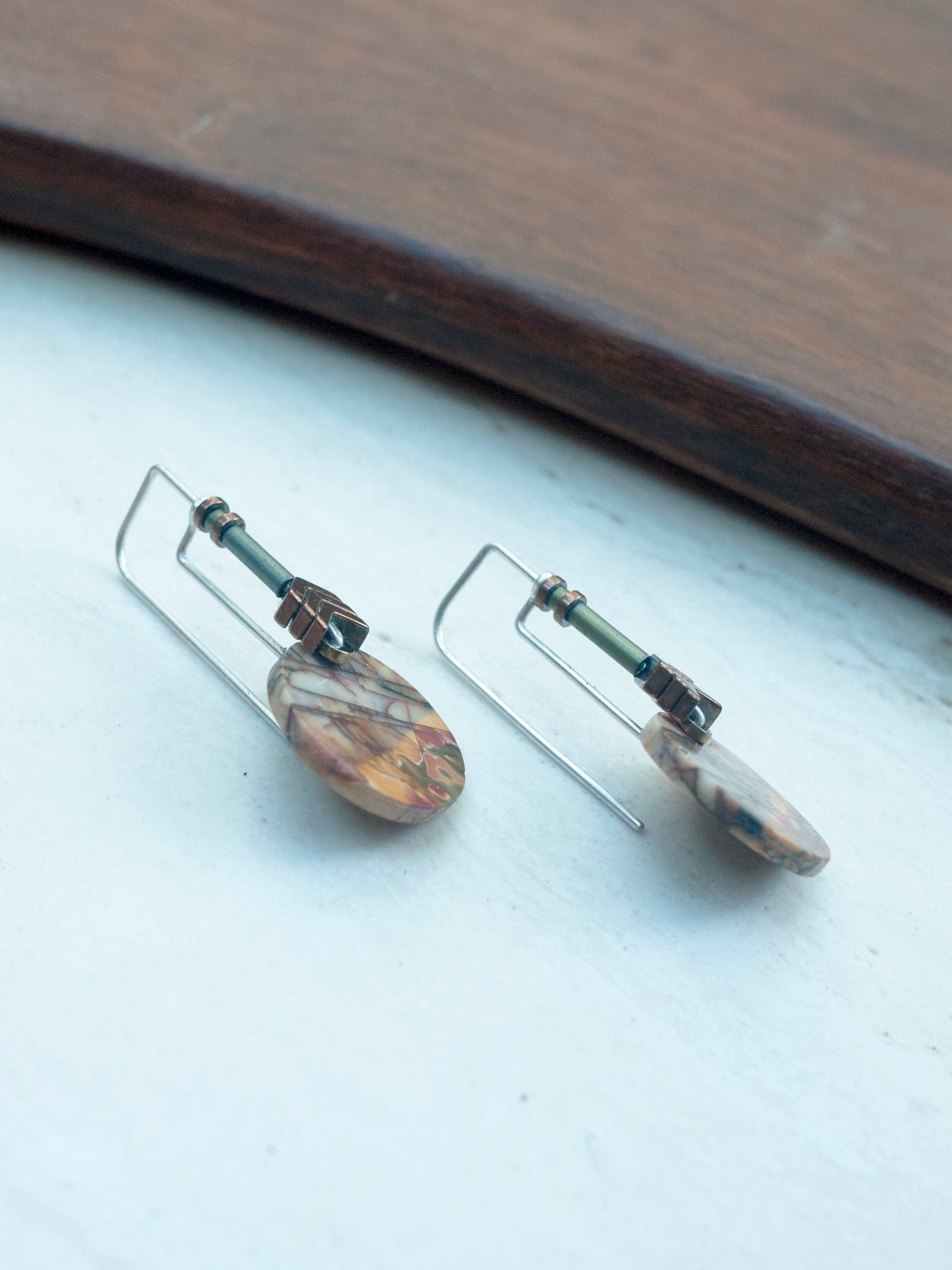 Red Creek Simple Circle Drop Earrings #5