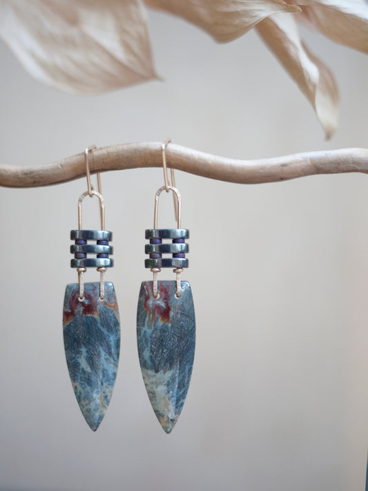 Marcasite Dangle Earrings